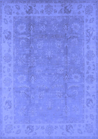 Oriental Blue Industrial Rug, urb915blu