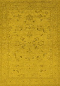 Oriental Yellow Traditional Rug, urb916yw