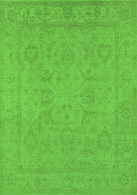 Oriental Green Traditional Rug, urb917grn