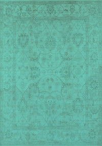 Oriental Turquoise Traditional Rug, urb917turq