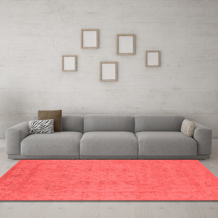 Traditional Red Washable Rugs
