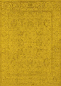 Oriental Yellow Traditional Rug, urb917yw