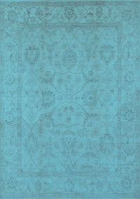 Oriental Light Blue Traditional Rug, urb917lblu