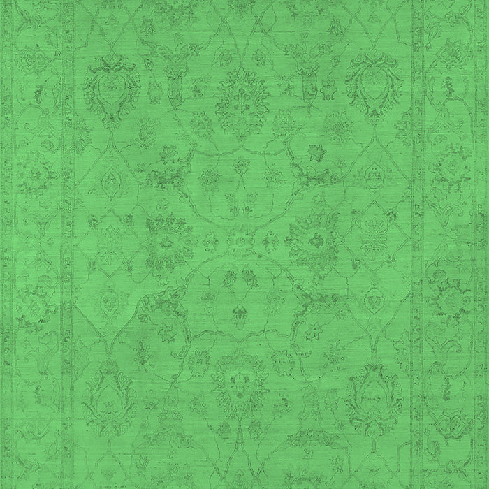 Oriental Emerald Green Traditional Rug, urb917emgrn
