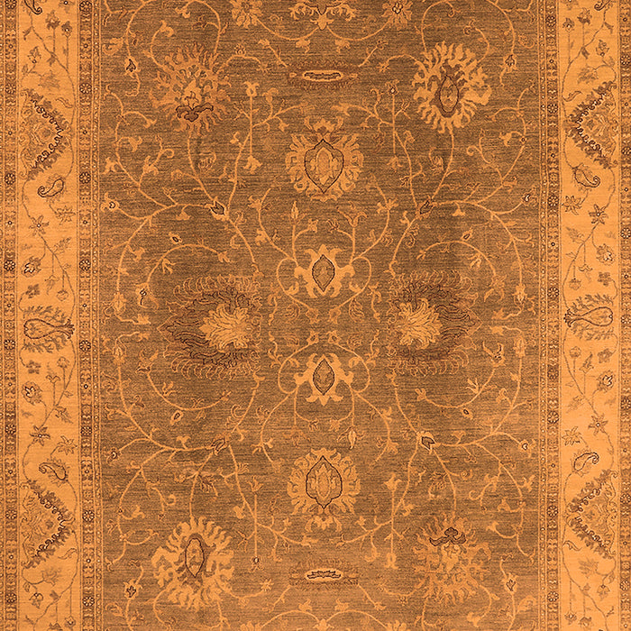 Oriental Orange Traditional Rug, urb918org