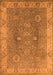 Machine Washable Oriental Orange Traditional Area Rugs, wshurb918org