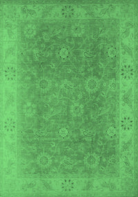 Oriental Emerald Green Traditional Rug, urb919emgrn