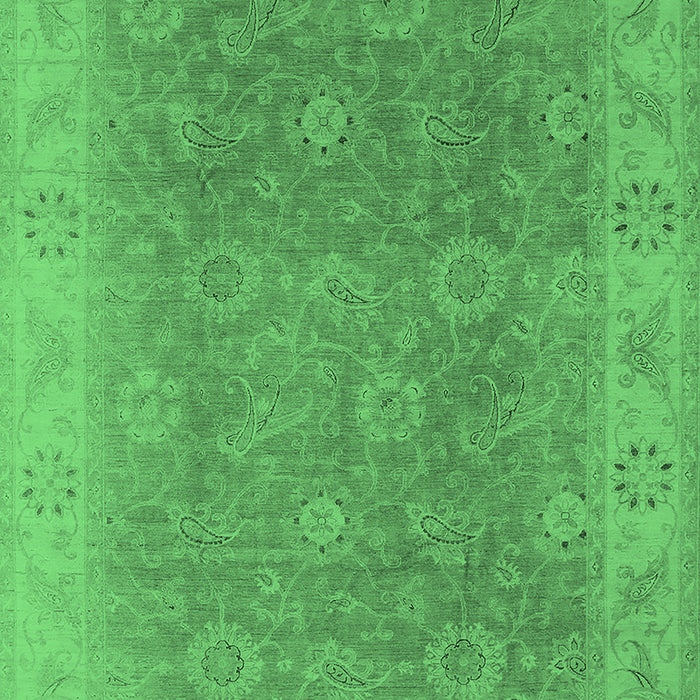 Oriental Emerald Green Traditional Rug, urb919emgrn