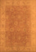 Machine Washable Oriental Orange Traditional Area Rugs, wshurb919org