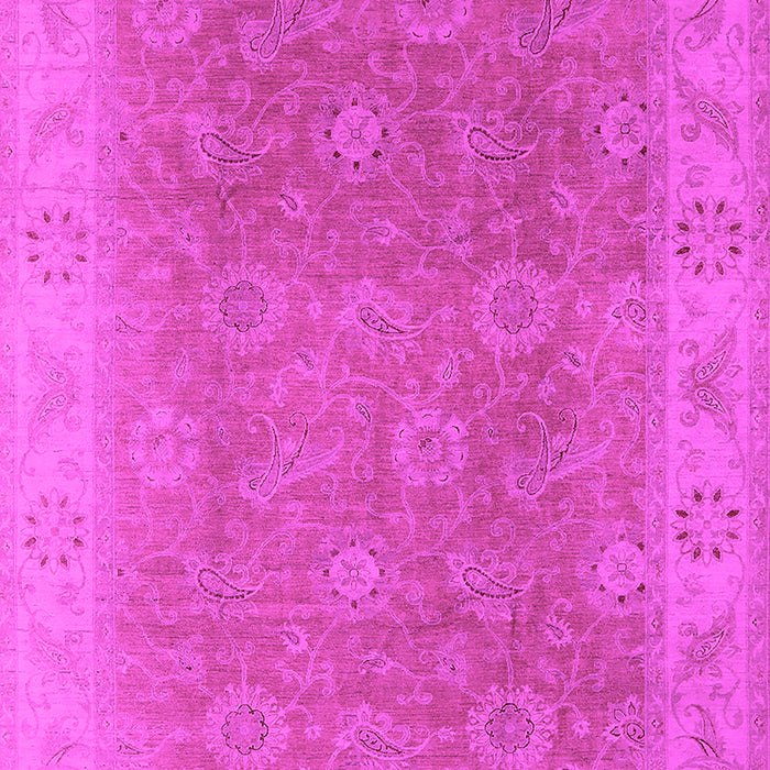 Machine Washable Oriental Pink Traditional Rug, wshurb919pnk