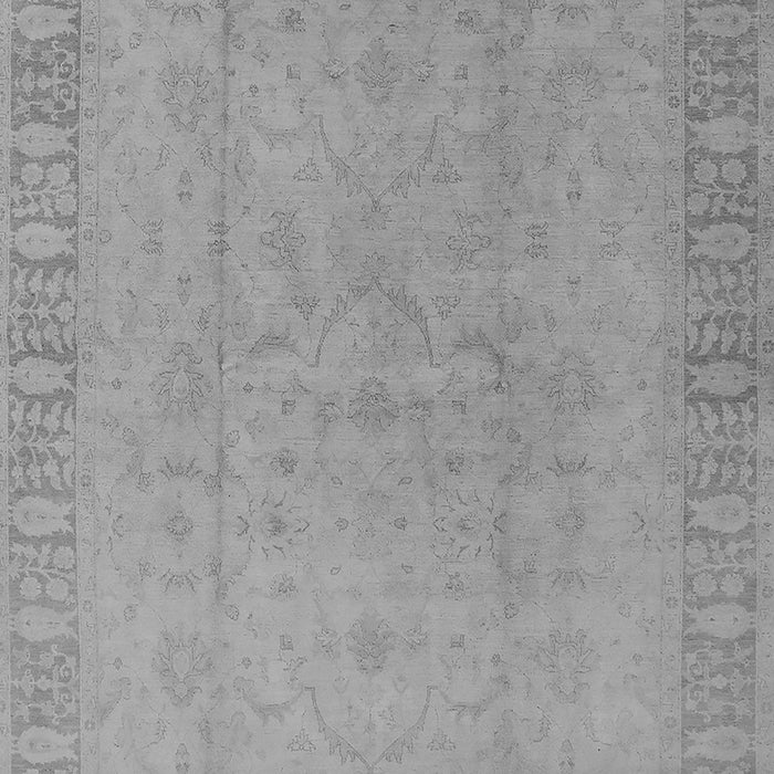 Machine Washable Oriental Gray Traditional Rug, wshurb920gry