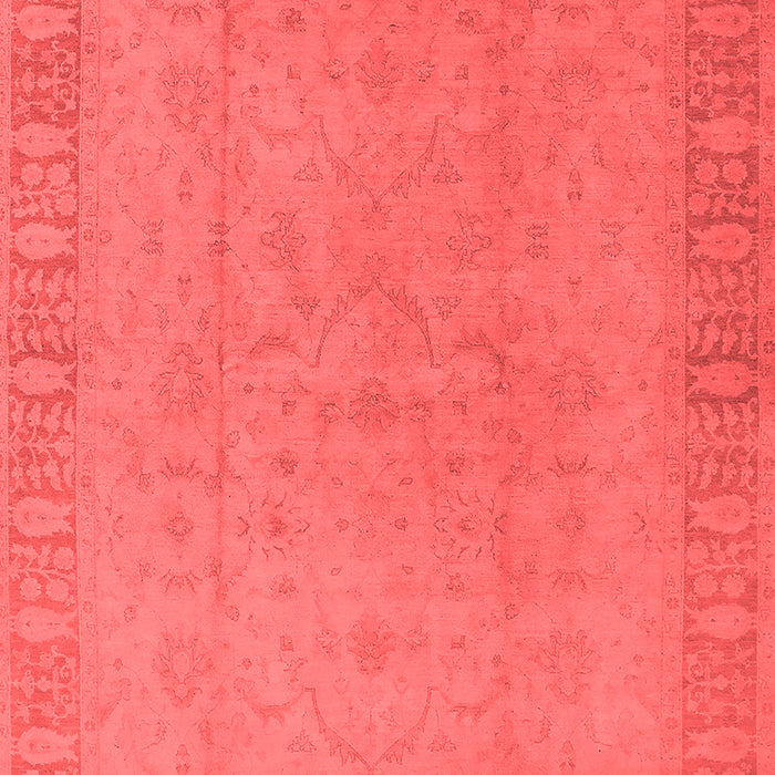 Machine Washable Oriental Red Traditional Rug, wshurb920red