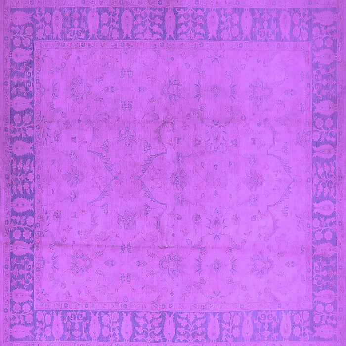 Square Oriental Purple Traditional Rug, urb920pur