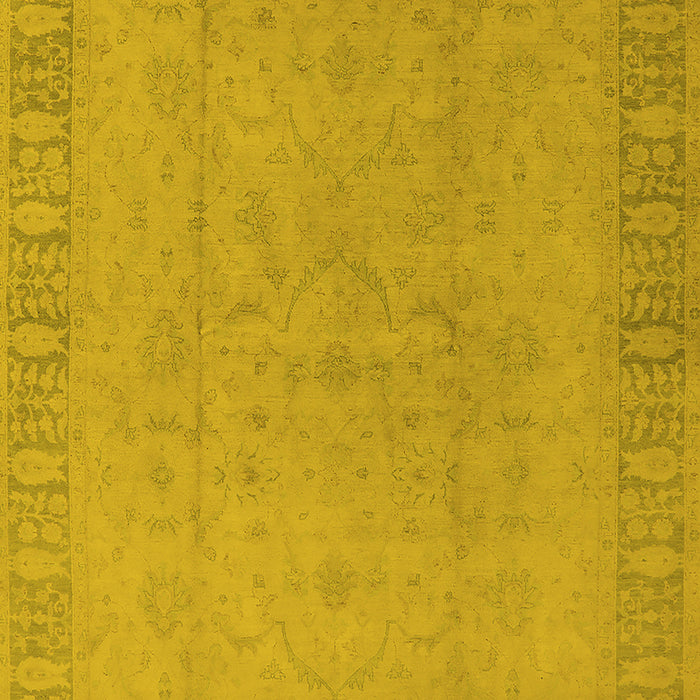 Oriental Yellow Traditional Rug, urb920yw