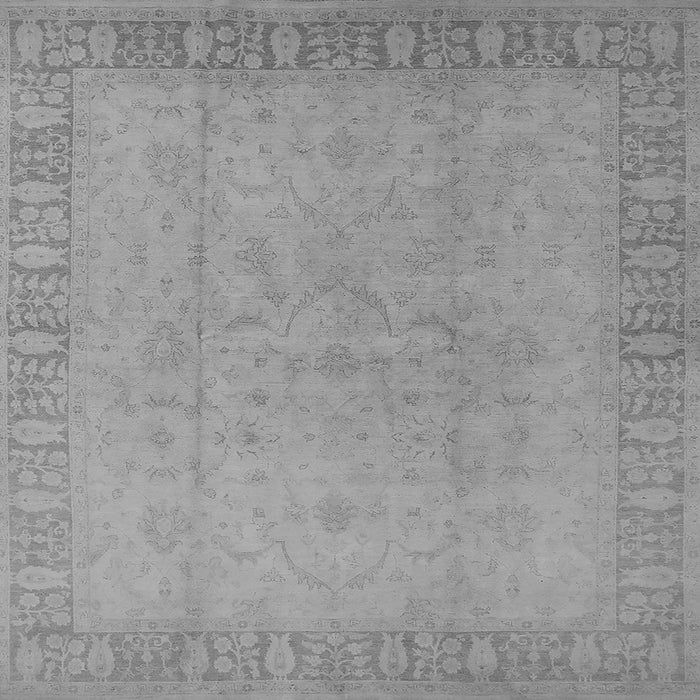 Square Machine Washable Oriental Gray Traditional Rug, wshurb920gry