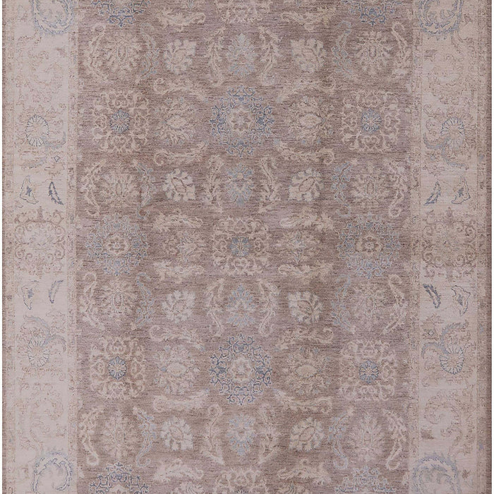 Mid-Century Modern Rose Purple Oriental Rug, urb921