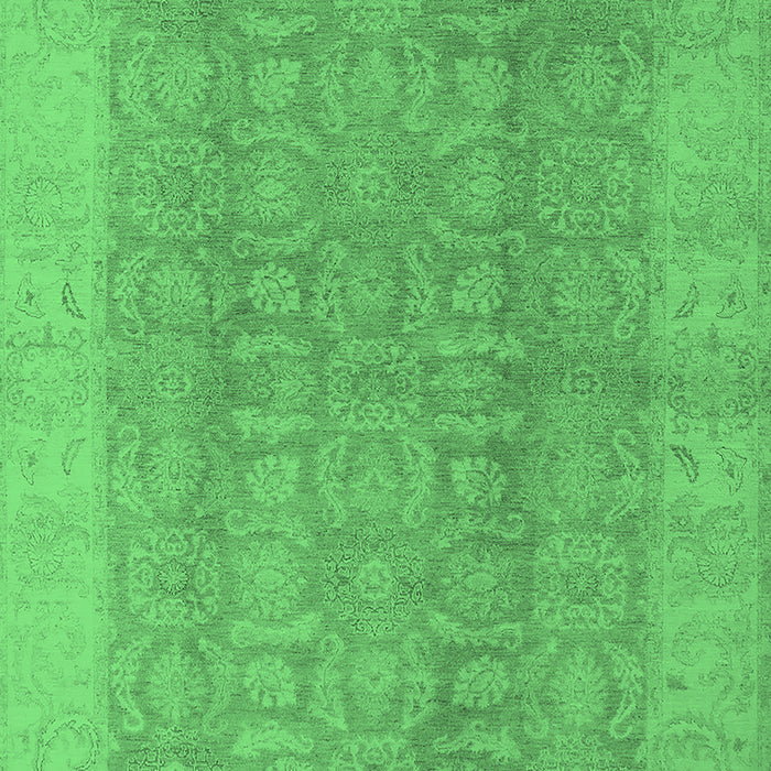 Oriental Emerald Green Traditional Rug, urb921emgrn