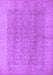 Machine Washable Oriental Purple Traditional Area Rugs, wshurb921pur