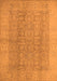 Oriental Orange Traditional Rug, urb921org