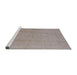 Sideview of Machine Washable Industrial Modern Rosy Brown Pink Rug, wshurb922
