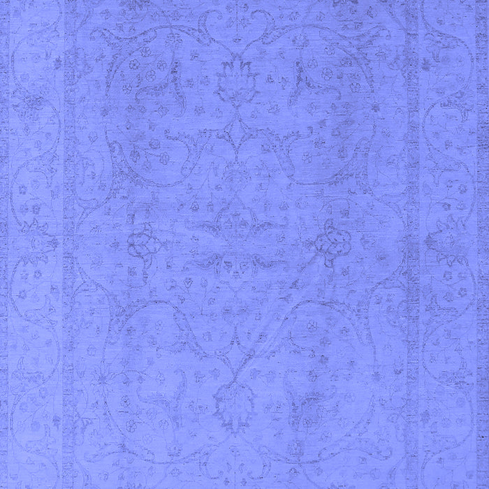 Machine Washable Oriental Blue Traditional Rug, wshurb922blu