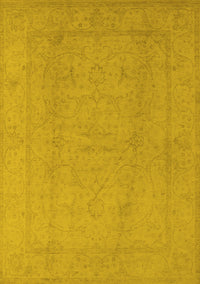 Oriental Yellow Traditional Rug, urb922yw