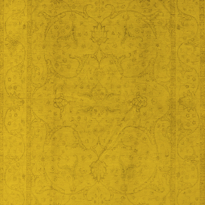 Oriental Yellow Traditional Rug, urb922yw