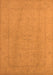 Machine Washable Oriental Orange Traditional Area Rugs, wshurb922org