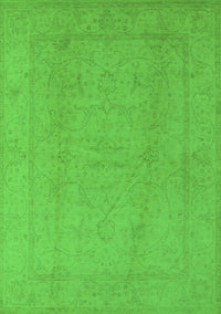 Oriental Green Traditional Rug, urb922grn