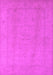 Machine Washable Oriental Pink Traditional Rug, wshurb922pnk