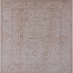 Square Machine Washable Industrial Modern Rosy Brown Pink Rug, wshurb922