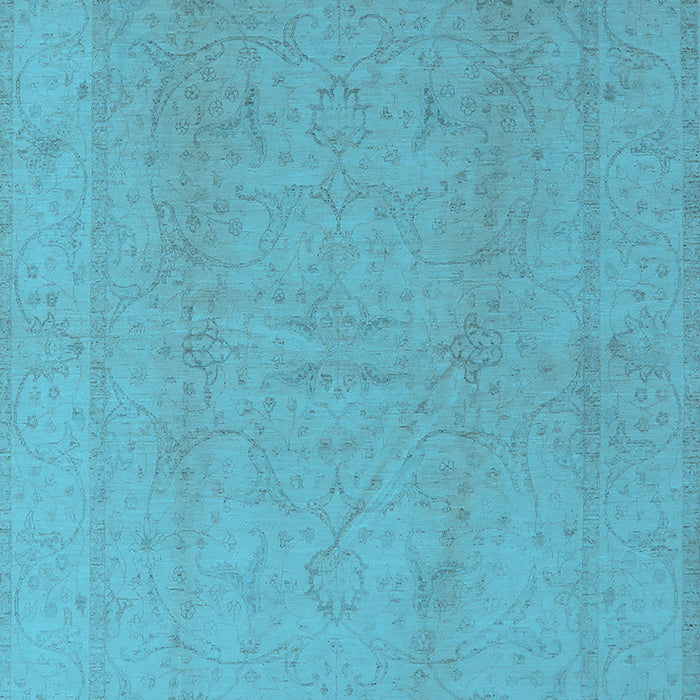 Oriental Light Blue Traditional Rug, urb922lblu