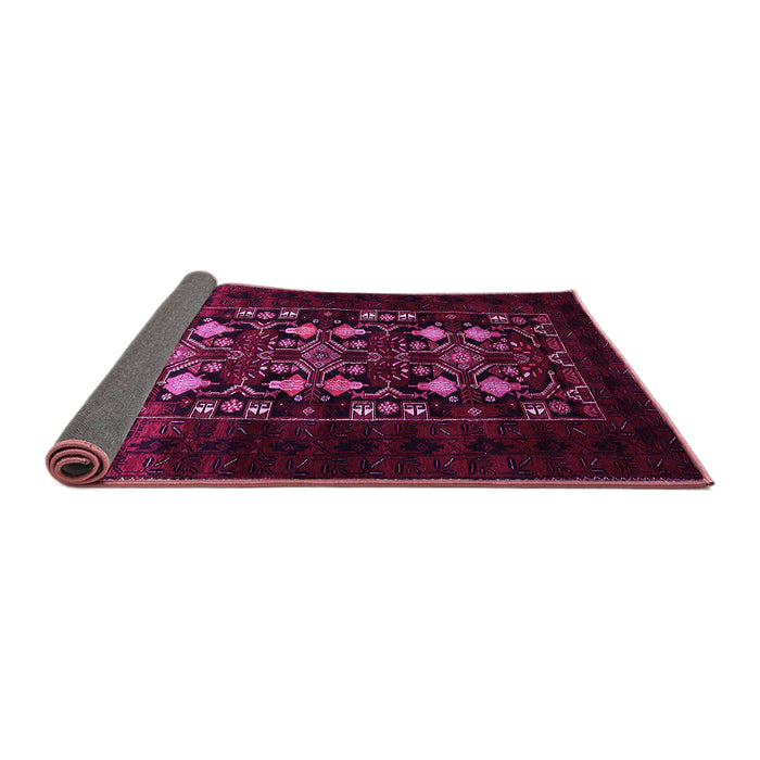 Sideview of Oriental Pink Industrial Rug, urb923pnk