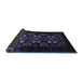 Sideview of Oriental Blue Industrial Rug, urb923blu