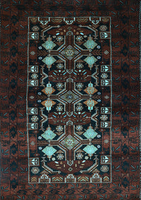 Oriental Light Blue Industrial Rug, urb923lblu