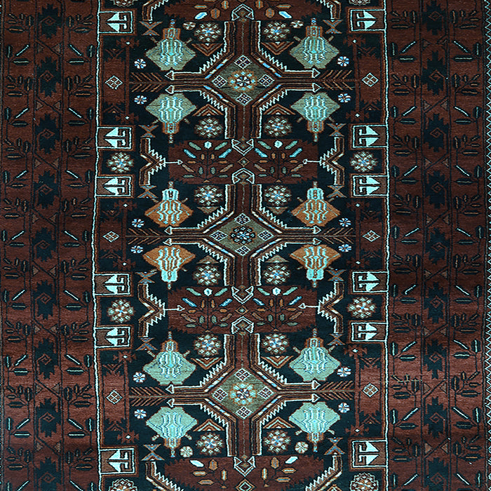 Oriental Light Blue Industrial Rug, urb923lblu