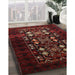 Machine Washable Industrial Modern Dark Brown Rug in a Family Room, wshurb923