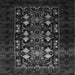 Square Oriental Gray Industrial Rug, urb923gry