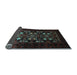 Sideview of Oriental Light Blue Industrial Rug, urb923lblu