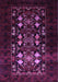 Machine Washable Oriental Purple Industrial Area Rugs, wshurb923pur