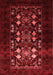 Oriental Red Industrial Area Rugs