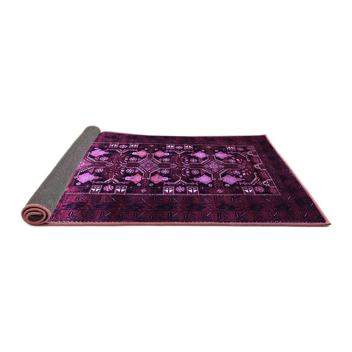 Sideview of Oriental Purple Industrial Rug, urb923pur