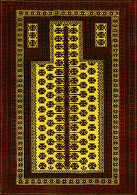 Oriental Yellow Industrial Rug, urb924yw