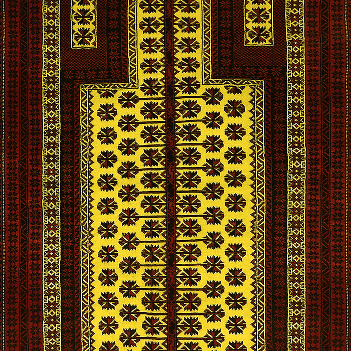 Oriental Yellow Industrial Rug, urb924yw