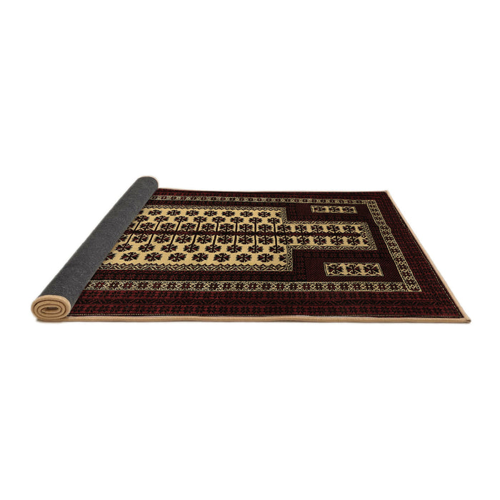 Sideview of Oriental Brown Industrial Rug, urb924brn