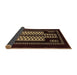 Sideview of Oriental Brown Industrial Rug, urb924brn