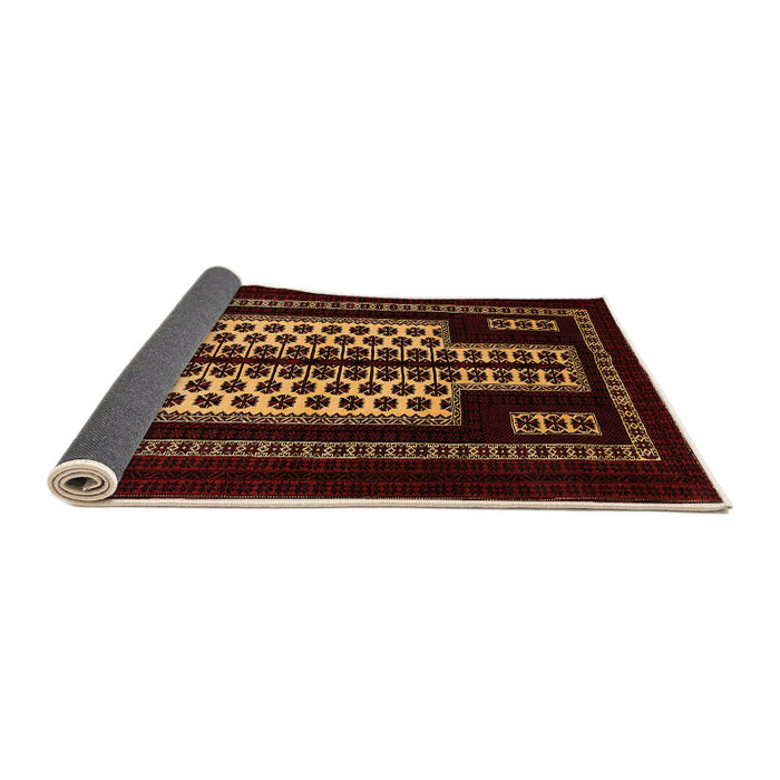 Sideview of Oriental Orange Industrial Rug, urb924org