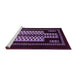 Sideview of Machine Washable Oriental Purple Industrial Area Rugs, wshurb924pur