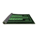 Sideview of Oriental Emerald Green Industrial Rug, urb924emgrn