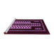 Sideview of Machine Washable Oriental Pink Industrial Rug, wshurb924pnk